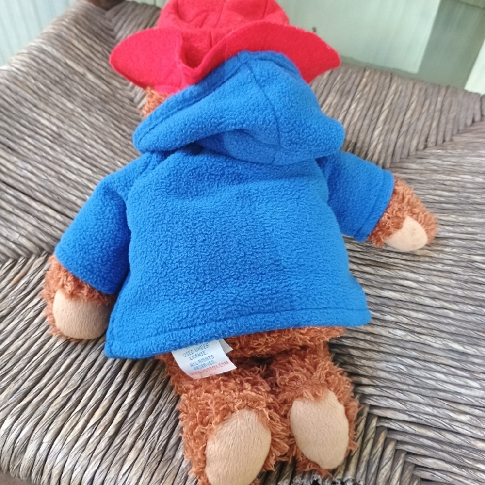 Tottoy Paddington Teddy Bear 10" Plush Stuffed Animal with Blue Coat Red Hat - Picture 5 of 15